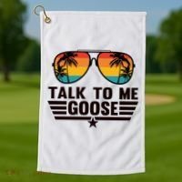 Talk To Me Goose Golf Towel thumb 1