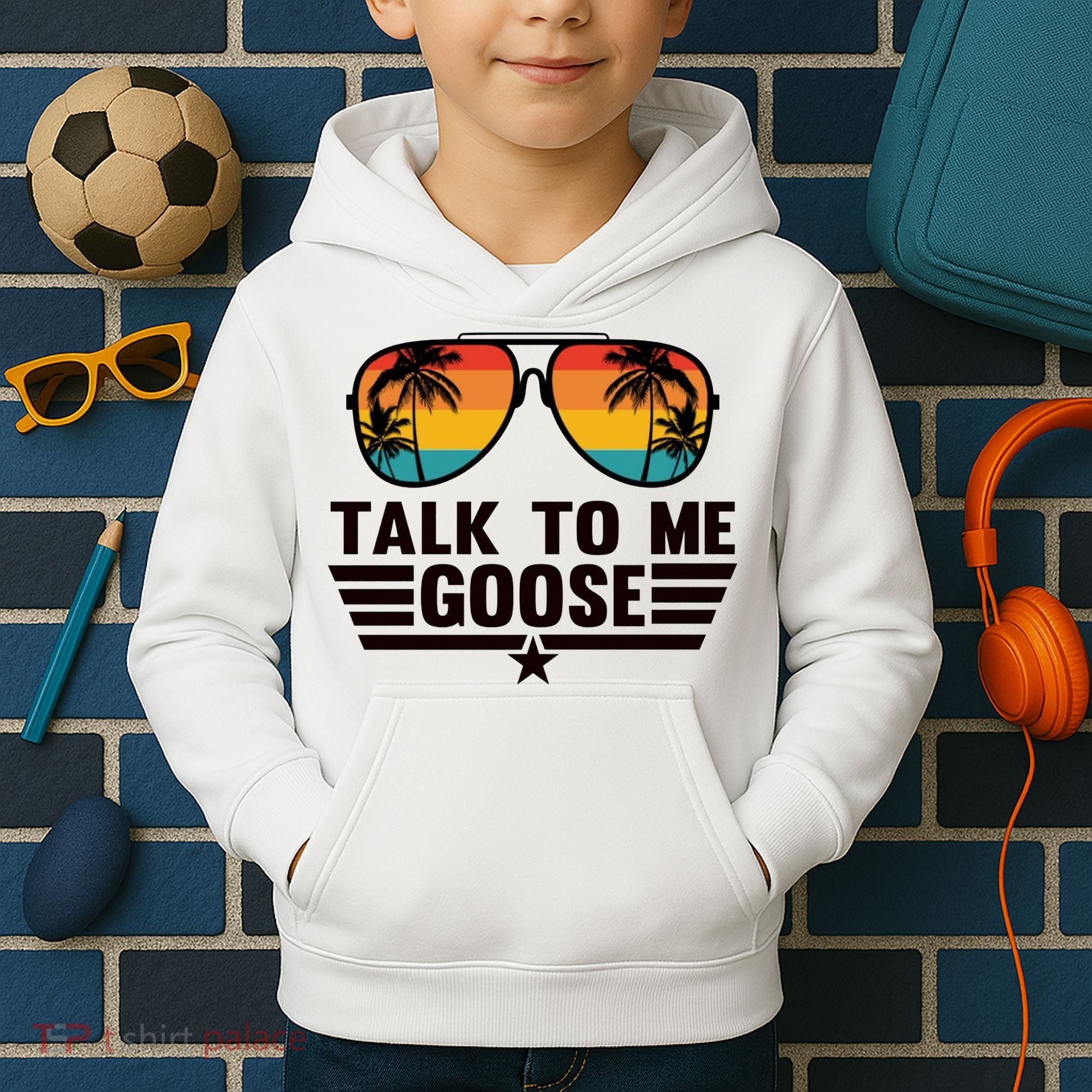 Talk To Me Goose Kids Hoodie