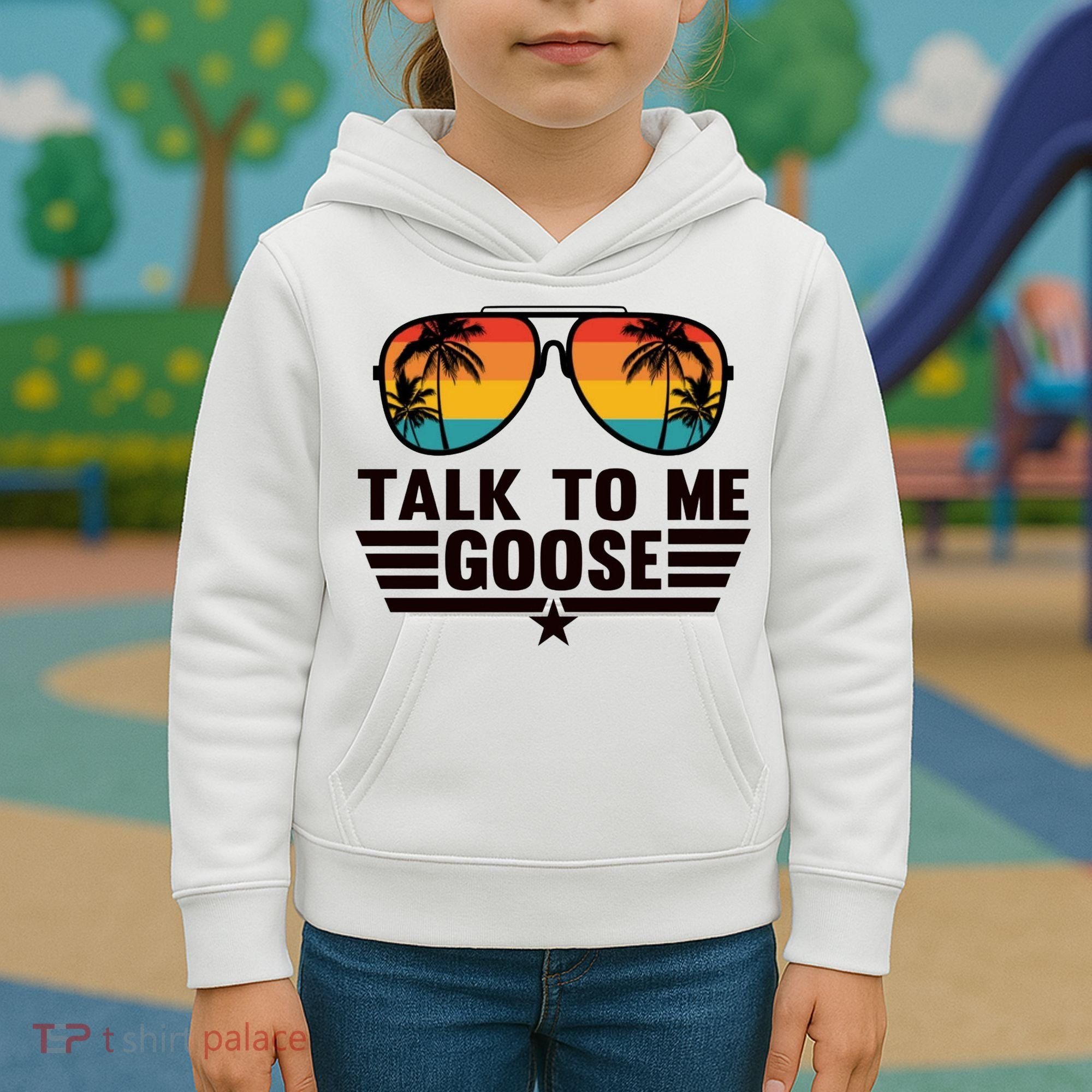 Talk To Me Goose Kids Hoodie