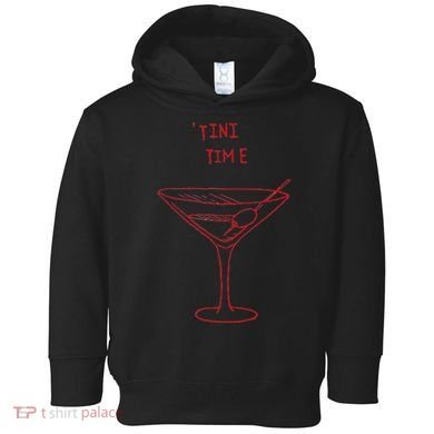 Tini Time Martini Lover Toddler Hoodie