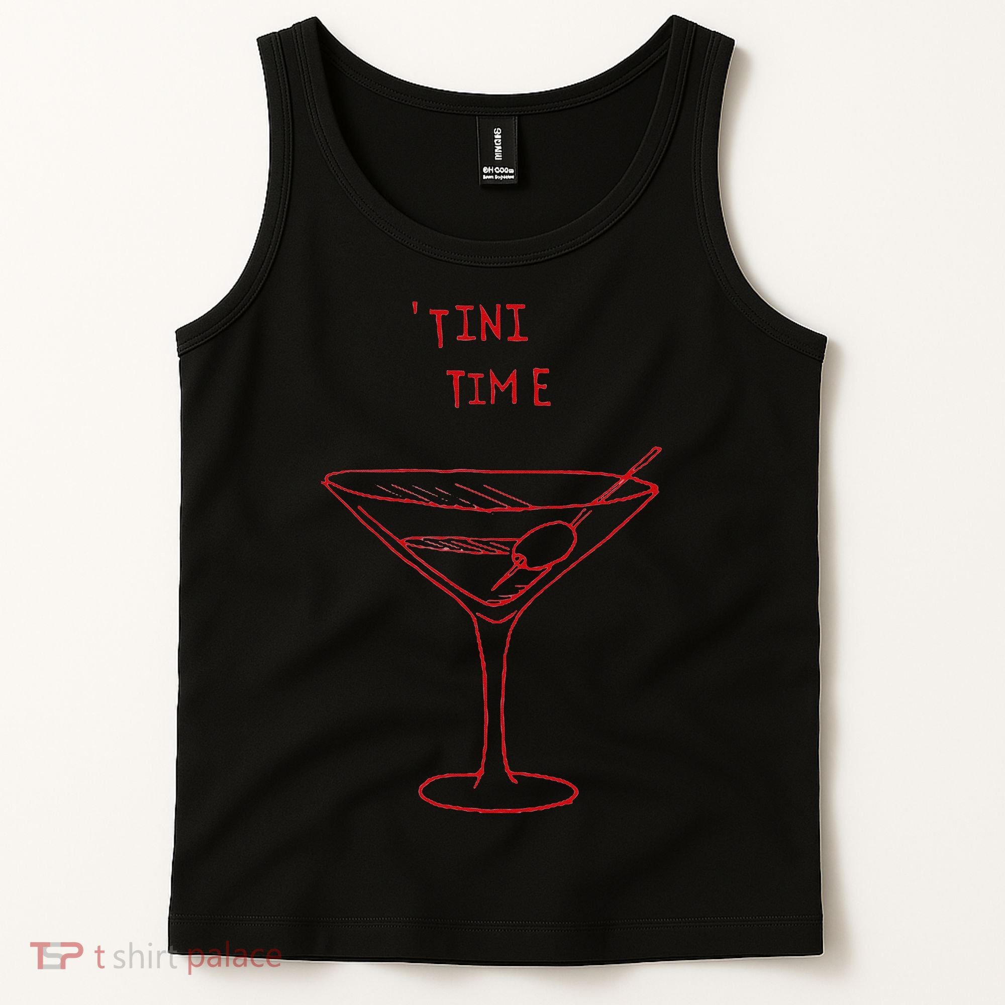 Tini Time Martini Lover Tank Top