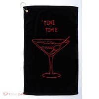 Tini Time Martini Lover Golf Towel thumb 0