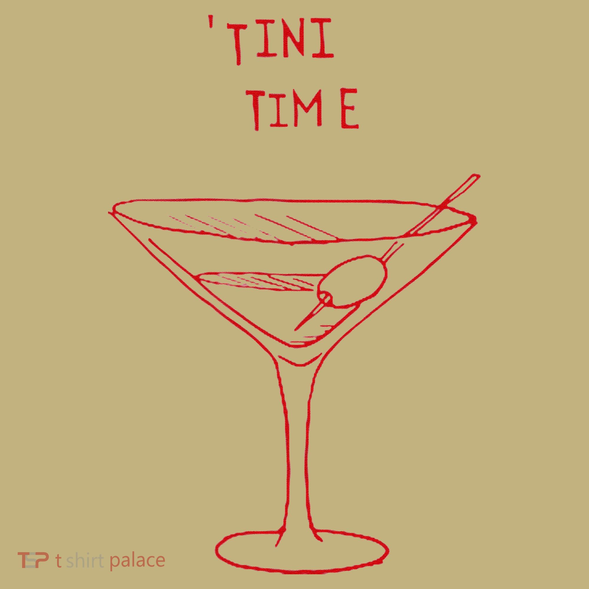 Tini Time Martini Lover T-Shirt