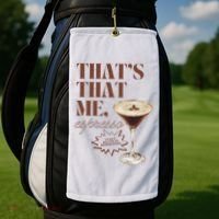 That’s That Me Espresso Funny For Women Golf Towel thumb 2