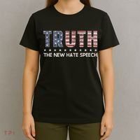 Truth The New Hate Speech Political Correctness USA Flag T-Shirt thumb 4