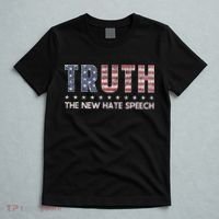 Truth The New Hate Speech Political Correctness USA Flag T-Shirt thumb 5