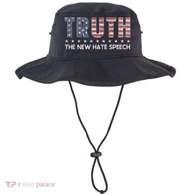 Truth The New Hate Speech Political Correctness USA Flag Bucket Hat
