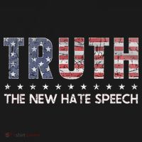 Truth The New Hate Speech Political Correctness USA Flag Women's Hoodie thumb 2