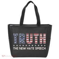 Truth The New Hate Speech Political Correctness USA Flag Tote Bag thumb 0