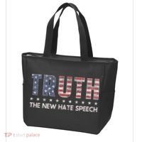 Truth The New Hate Speech Political Correctness USA Flag Tote Bag thumb 3