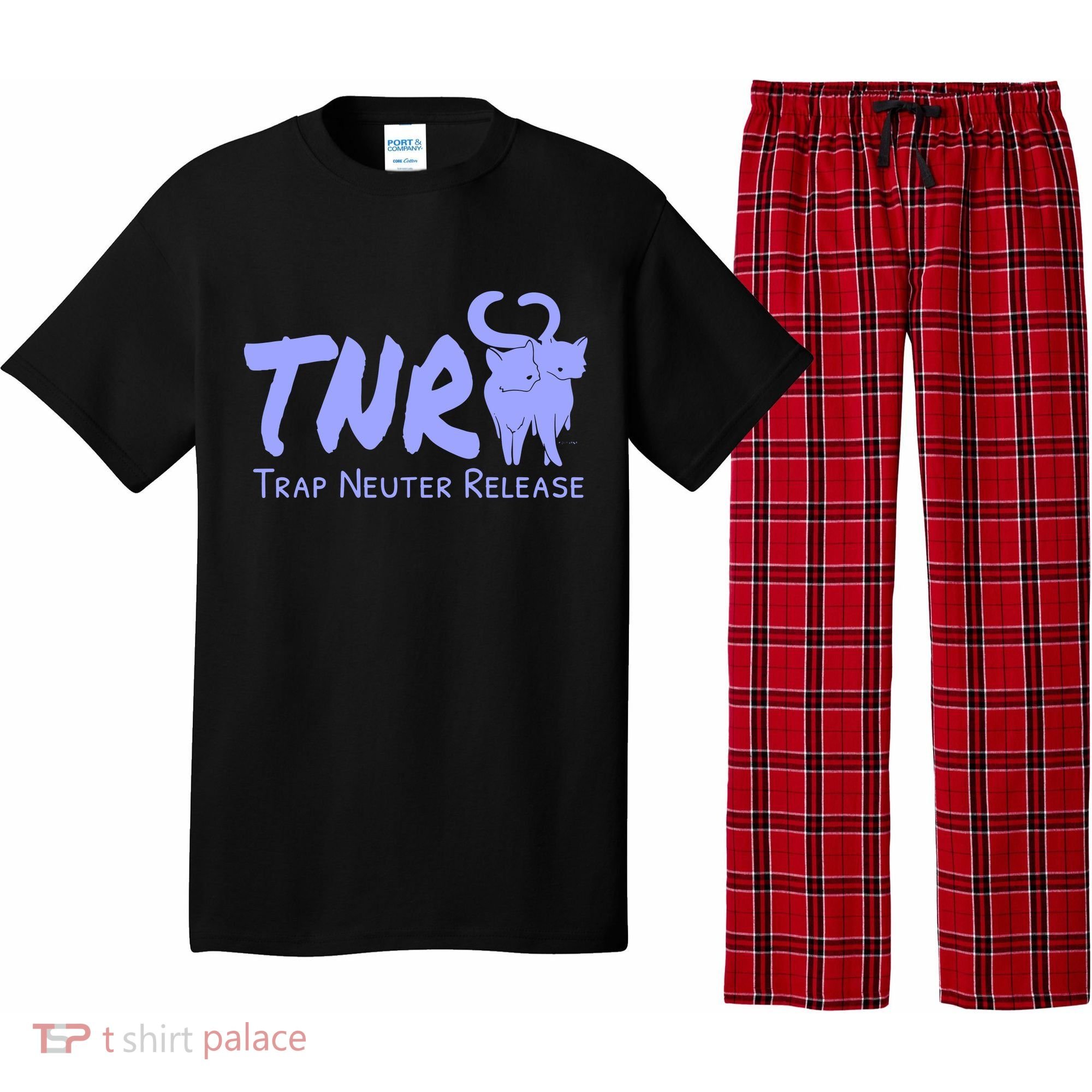 TNR Trap Neuter Release Feral Cat Awareness Pajama Set
