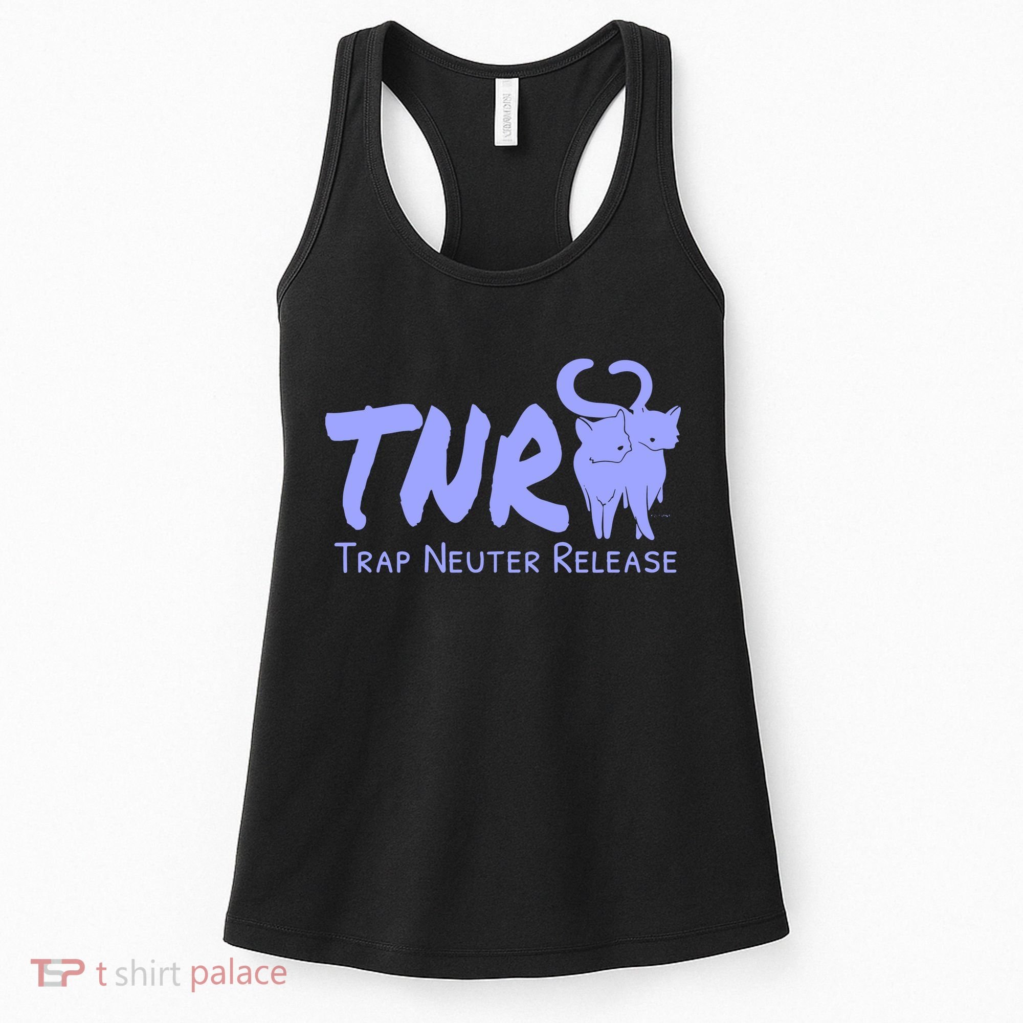 TNR Trap Neuter Release Feral Cat Awareness Women's Tank Top