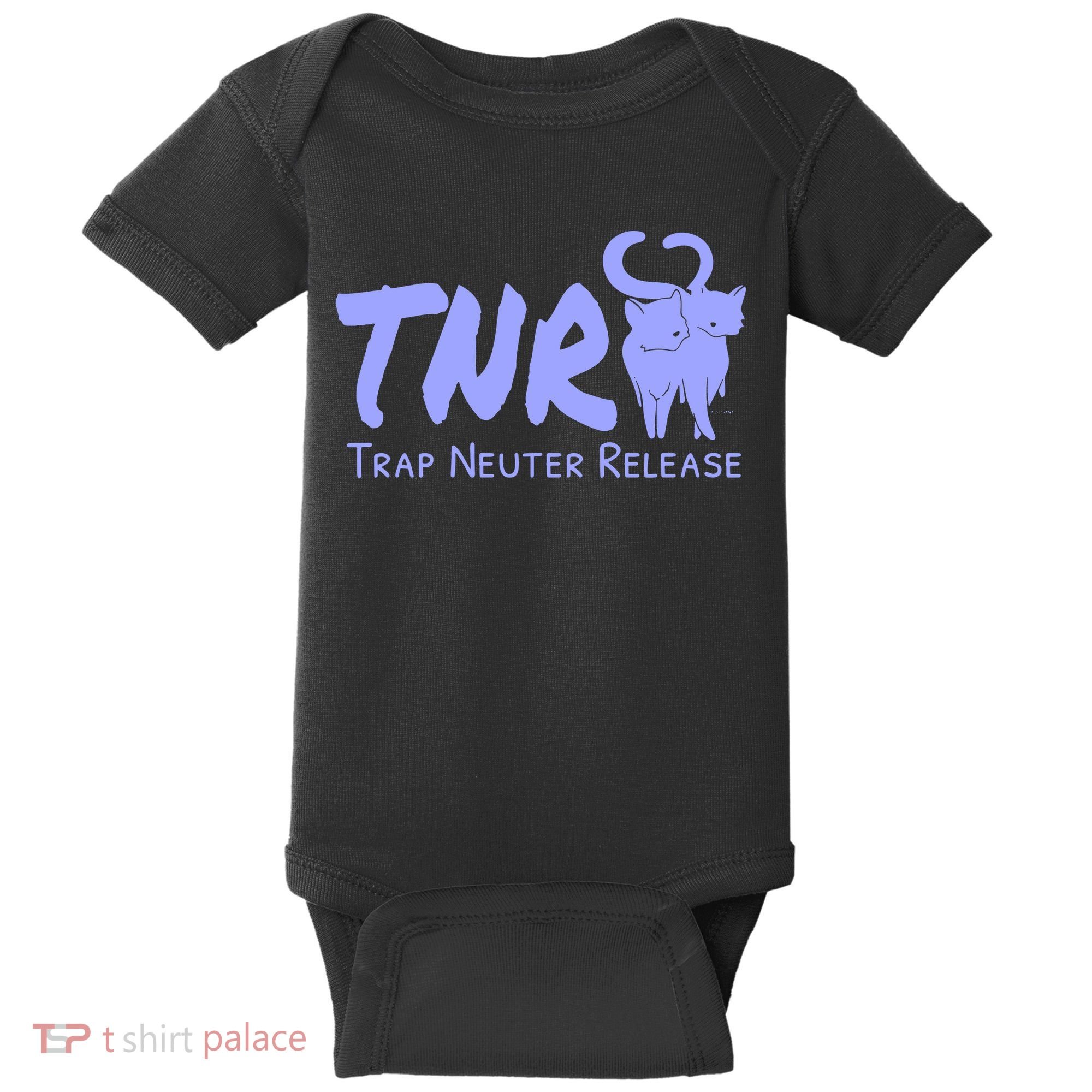TNR Trap Neuter Release Feral Cat Awareness Baby Bodysuit