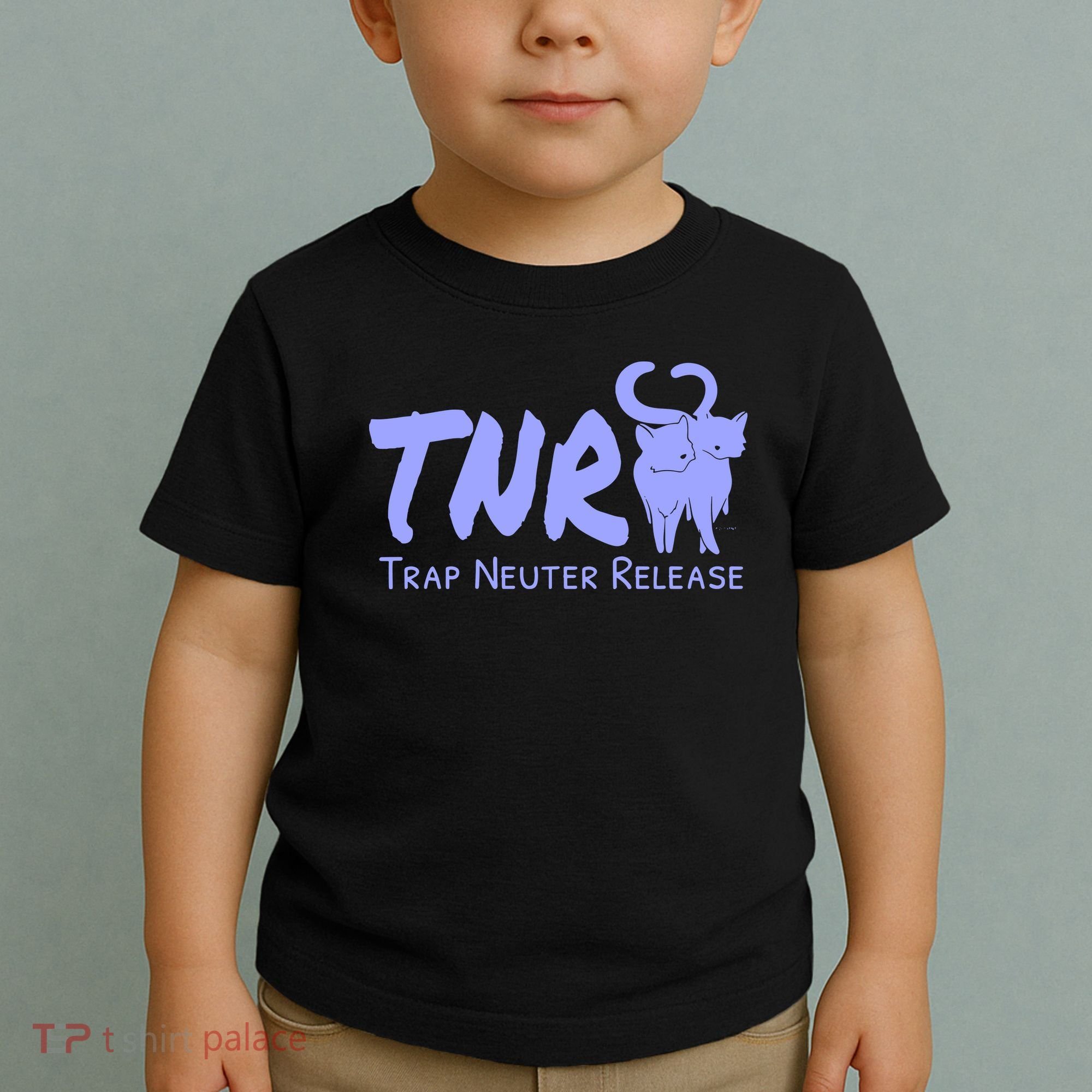 TNR Trap Neuter Release Feral Cat Awareness Toddler T-Shirt