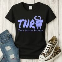 TNR Trap Neuter Release Feral Cat Awareness Women's T-Shirt thumb 3