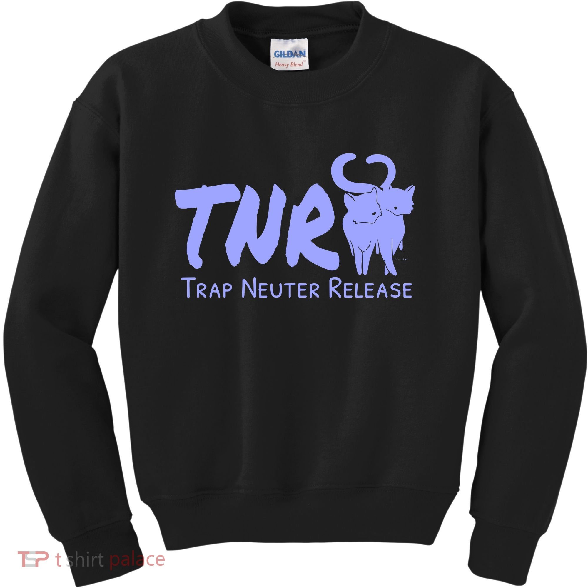TNR Trap Neuter Release Feral Cat Awareness Kids Sweatshirt