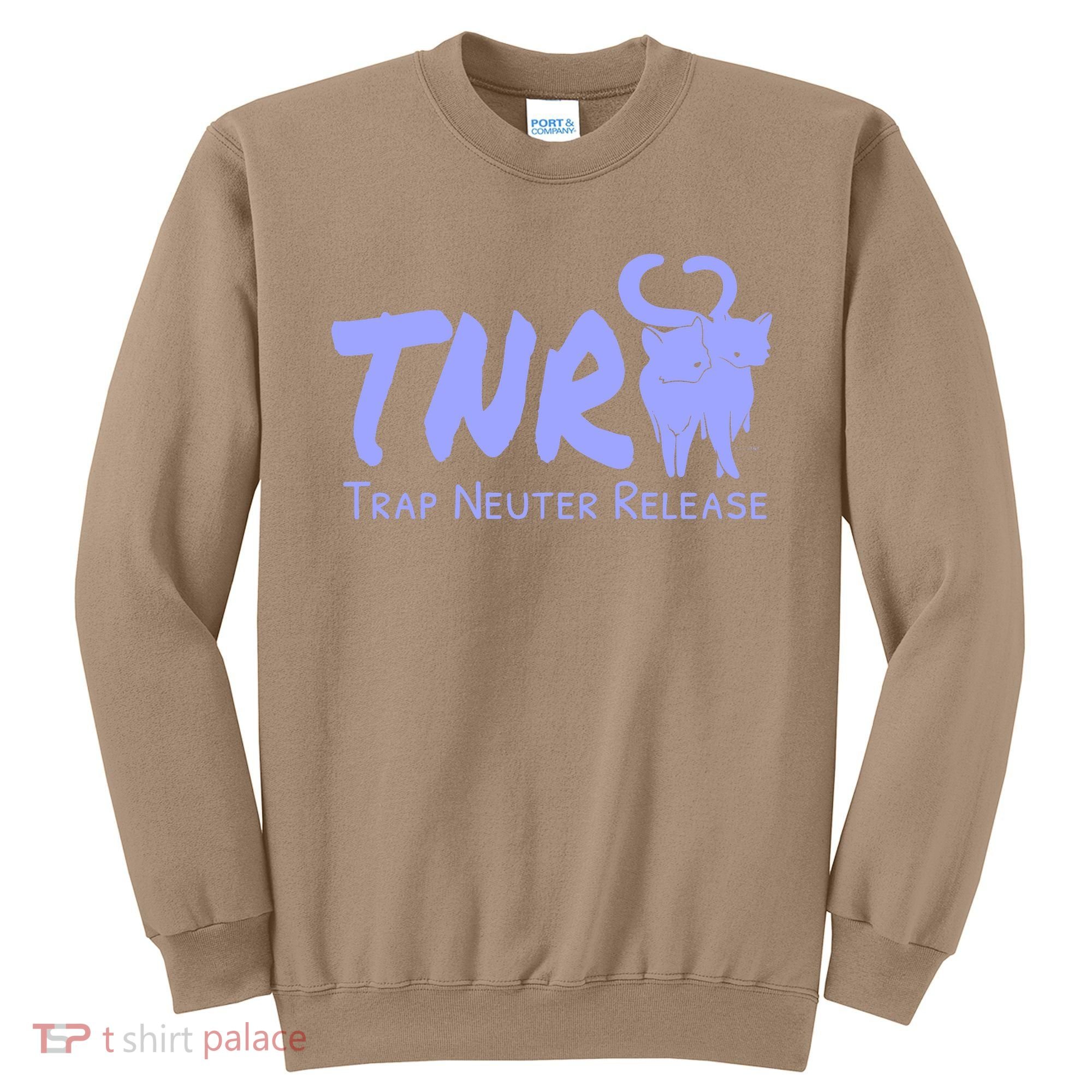 TNR Trap Neuter Release Feral Cat Awareness Sweatshirt