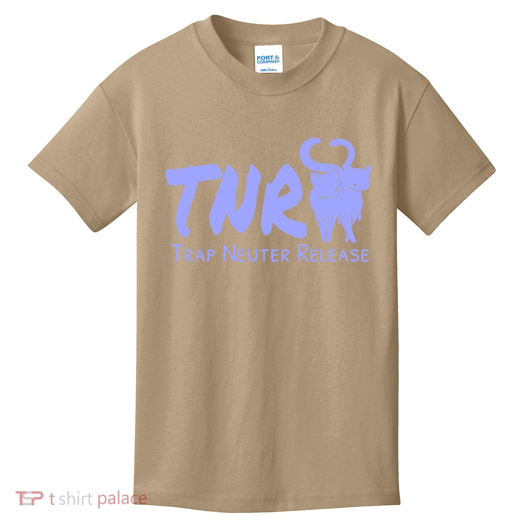 TNR Trap Neuter Release Feral Cat Awareness Kids T-Shirt