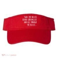 Twas The Nizzle Before Chrismizzle Funny Christmas Visor thumb 0