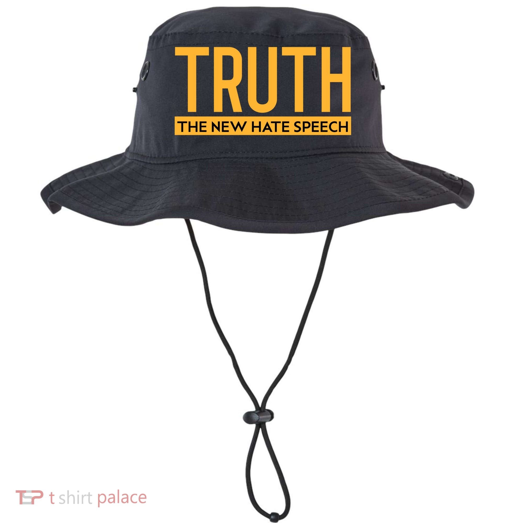 Truth The New Hate Speech Bold Statet Funny Gift Bucket Hat