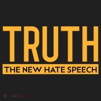 Truth The New Hate Speech Bold Statet Funny Gift Beanie thumb 2