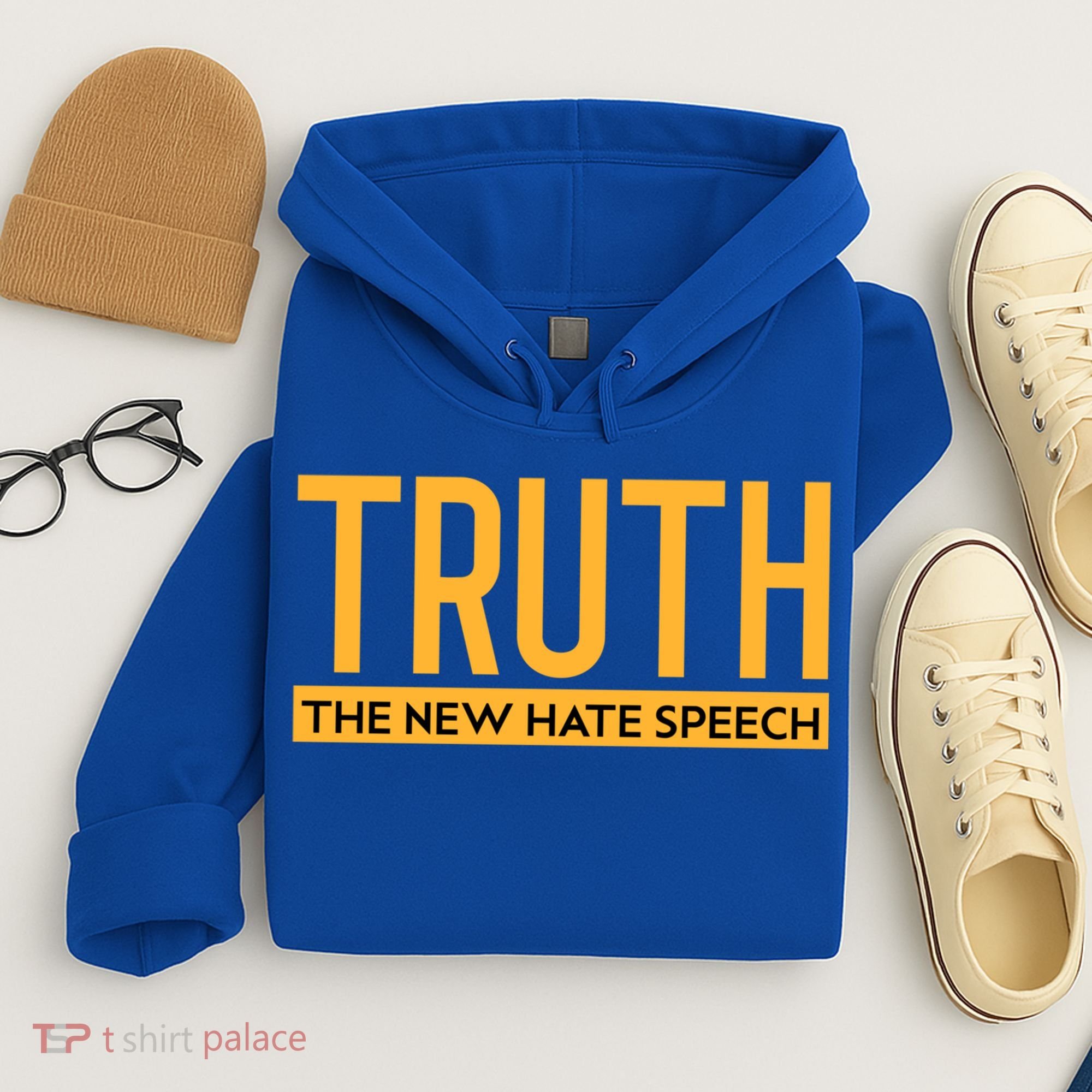 Truth The New Hate Speech Bold Statet Funny Gift Hoodie