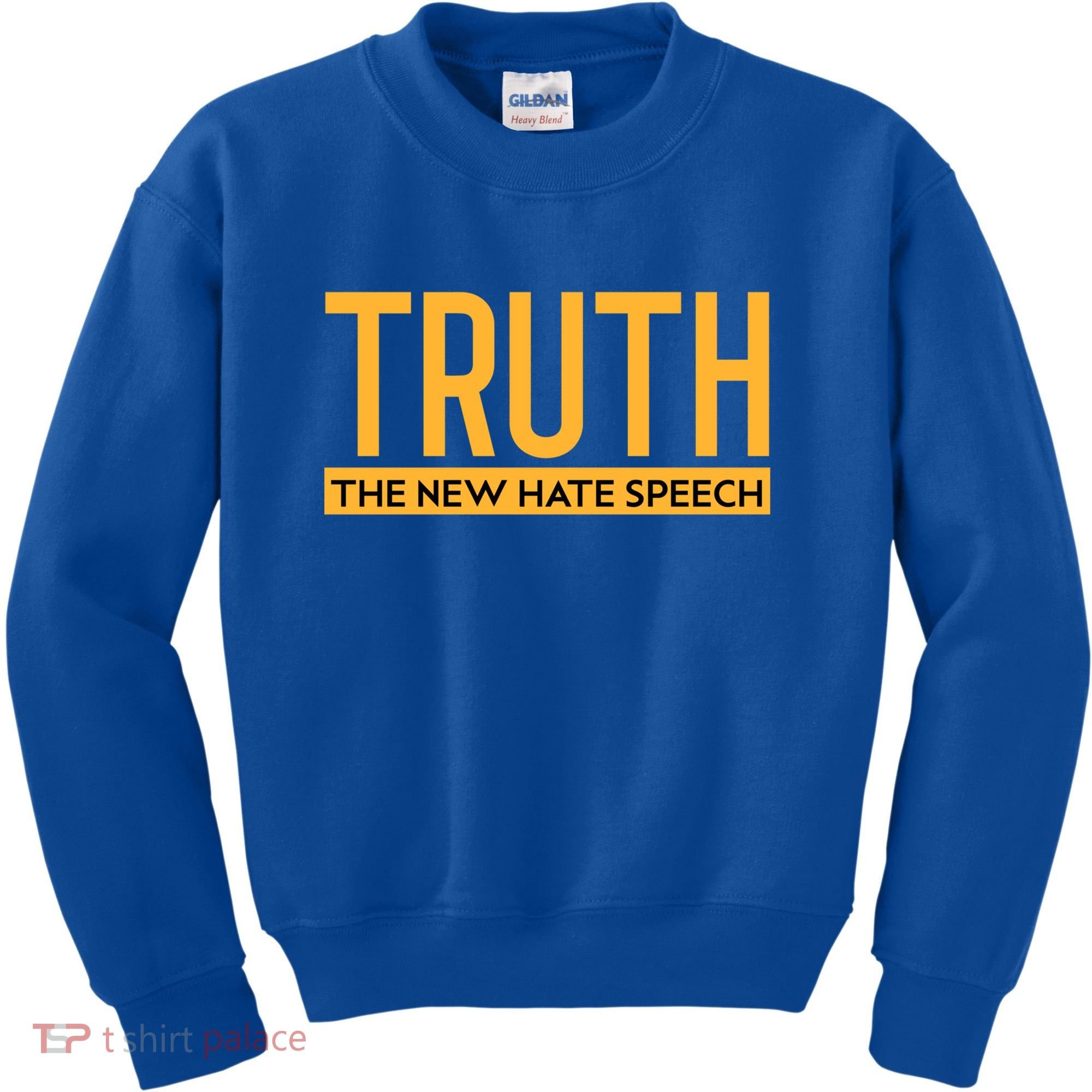 Truth The New Hate Speech Bold Statet Funny Gift Kids Sweatshirt