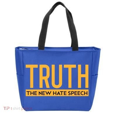 Truth The New Hate Speech Bold Statet Funny Gift Tote Bag