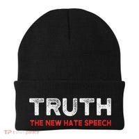 Truth The New Hate Speech Political Correctness Beanie thumb 0