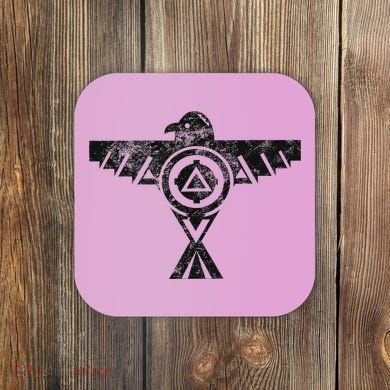 Thunderbird Tribal Native American Indian Graphic Coaster