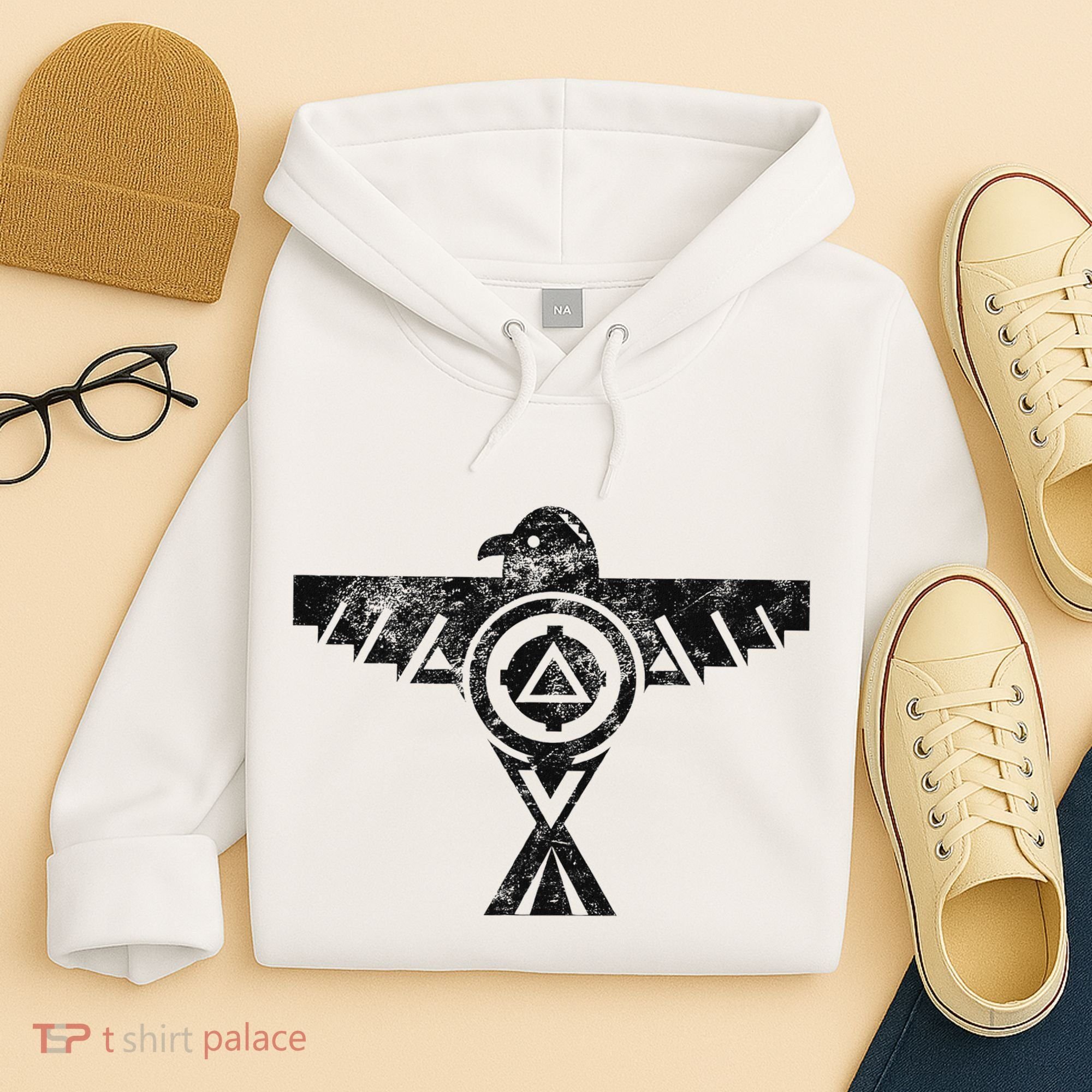 Thunderbird Tribal Native American Indian Graphic Hoodie