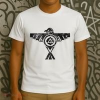 Thunderbird Tribal Native American Indian Graphic T-Shirt thumb 3