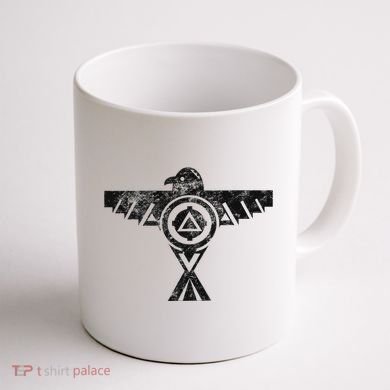 Thunderbird Tribal Native American Indian Graphic Coffee Mug back