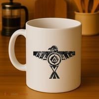 Thunderbird Tribal Native American Indian Graphic Coffee Mug thumb 4