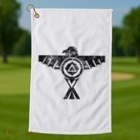 Thunderbird Tribal Native American Indian Graphic Golf Towel thumb 1