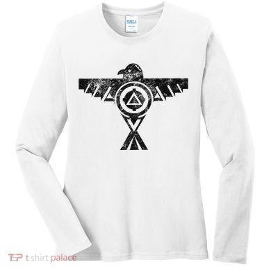 Thunderbird Tribal Native American Indian Graphic Women's Long Sleeve Shirt