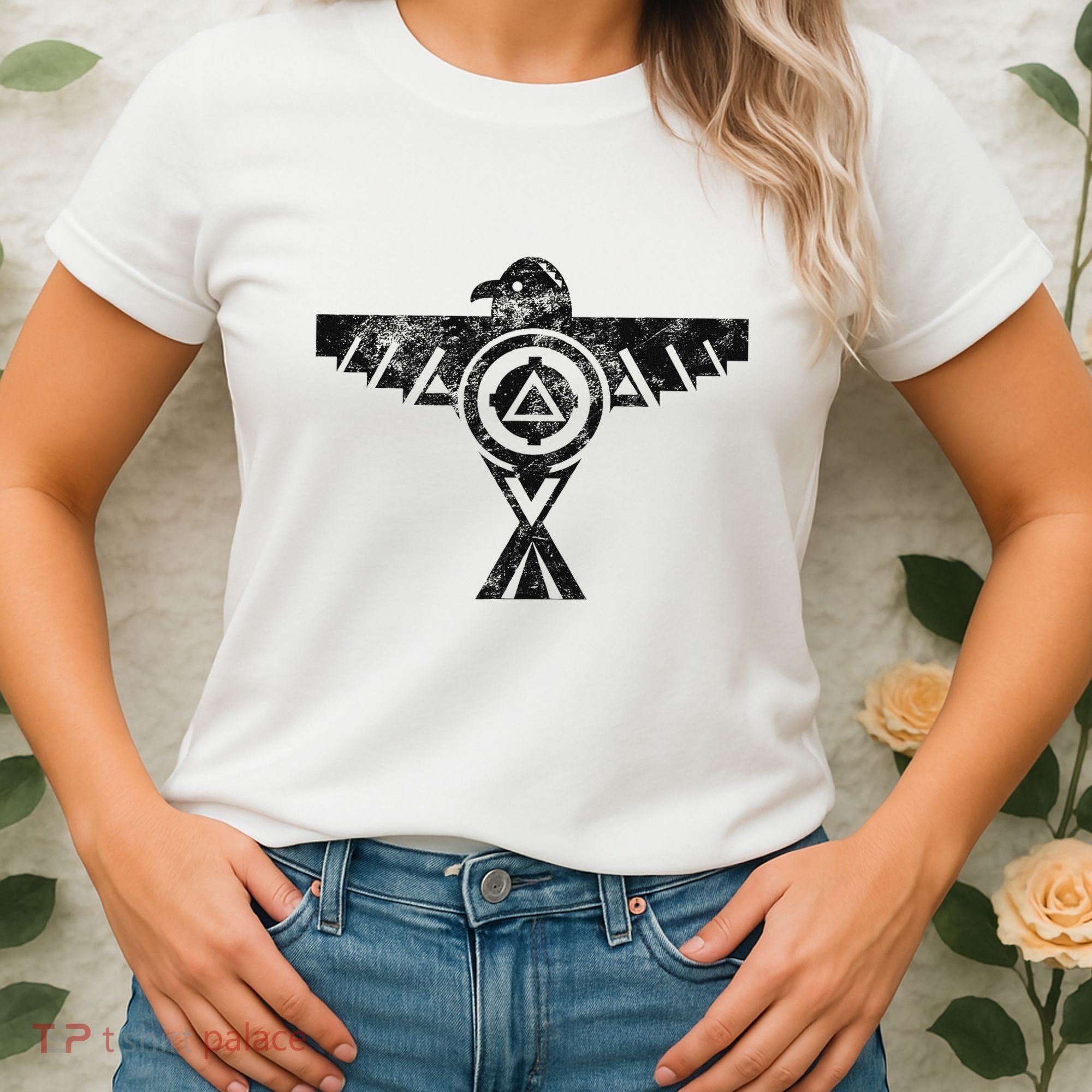 Thunderbird Tribal Native American Indian Graphic Women's T-Shirt