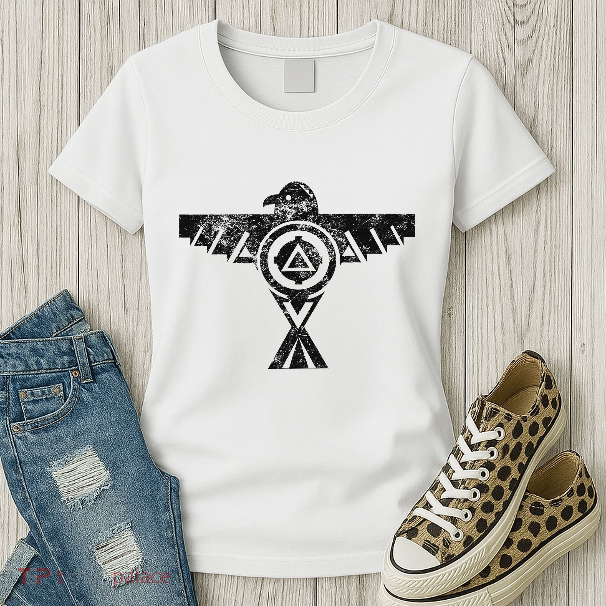 Thunderbird Tribal Native American Indian Graphic Women's T-Shirt