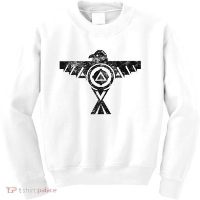 Thunderbird Tribal Native American Indian Graphic Kids Sweatshirt