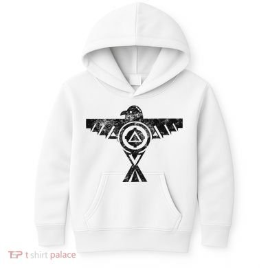 Thunderbird Tribal Native American Indian Graphic Kids Hoodie