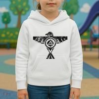 Thunderbird Tribal Native American Indian Graphic Kids Hoodie thumb 3