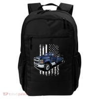 Tow Truck On American Flag Gift Backpack thumb 0
