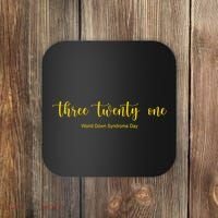 Three Twenty One World Down Syndrome Day Coaster thumb 0