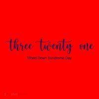 Three Twenty One World Down Syndrome Day Santa Hat thumb 1