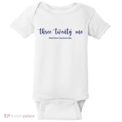 Three Twenty One World Down Syndrome Day Baby Bodysuit