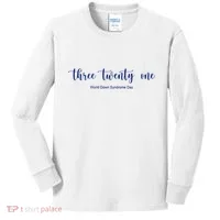 Three Twenty One World Down Syndrome Day Kids Long Sleeve Shirt thumb 0