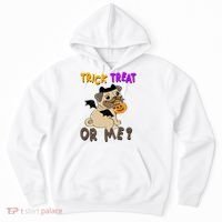 Trick Treat Or Me Pug Dog Halloween Hoodie thumb 0