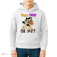 Trick Treat Or Me Pug Dog Halloween Kids Hoodie thumb 4