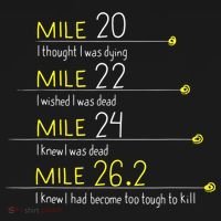 The Thoughts Of Marathoner Runner Gift Funny Marathon Hoodie thumb 2