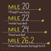 The Thoughts Of Marathoner Runner Gift Funny Marathon Baby Bodysuit thumb 2